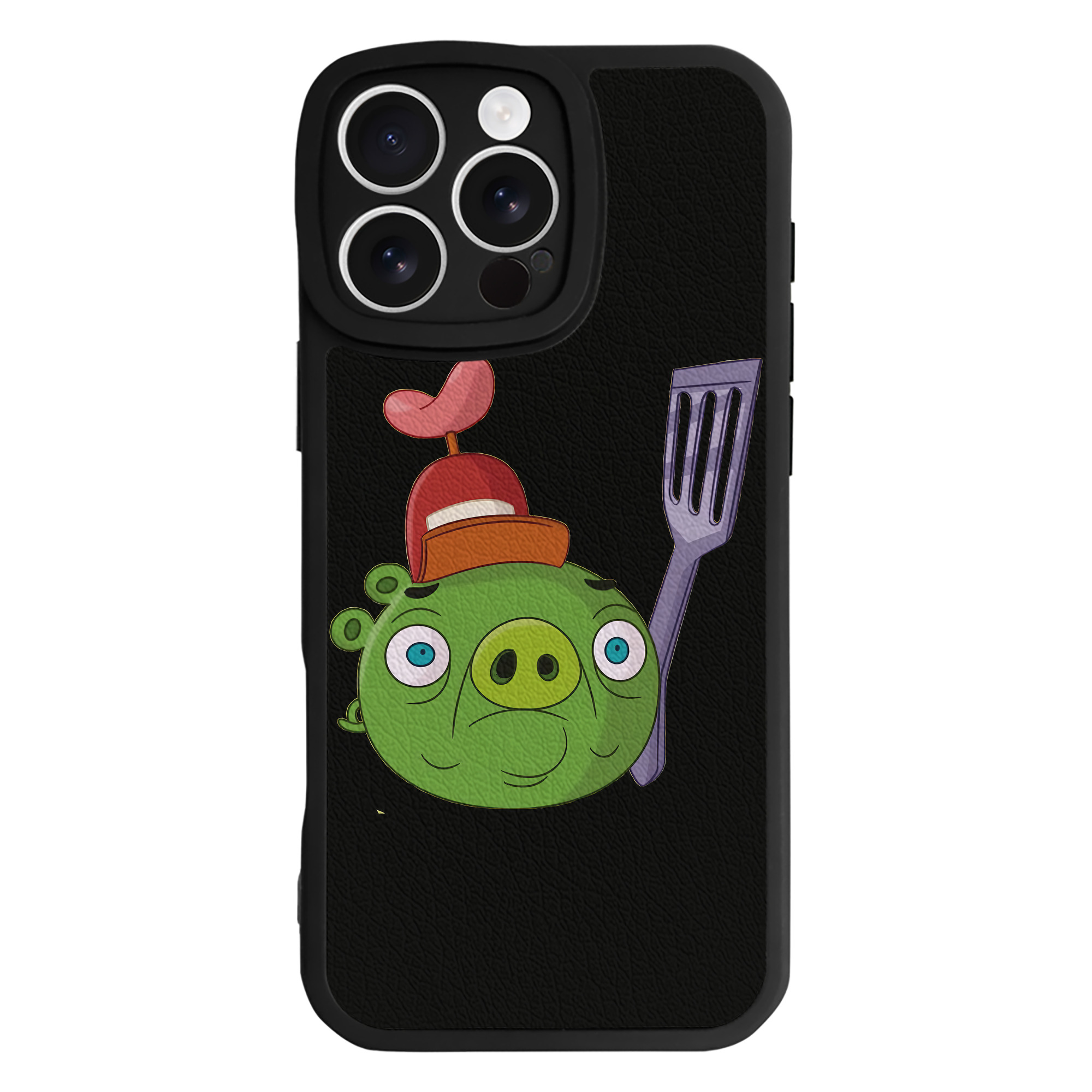（画像用） Angry Birds アングリーバード 【iPhone 16シリーズ対応】シリコンスマホケース（レザー調） 材質：シリコン